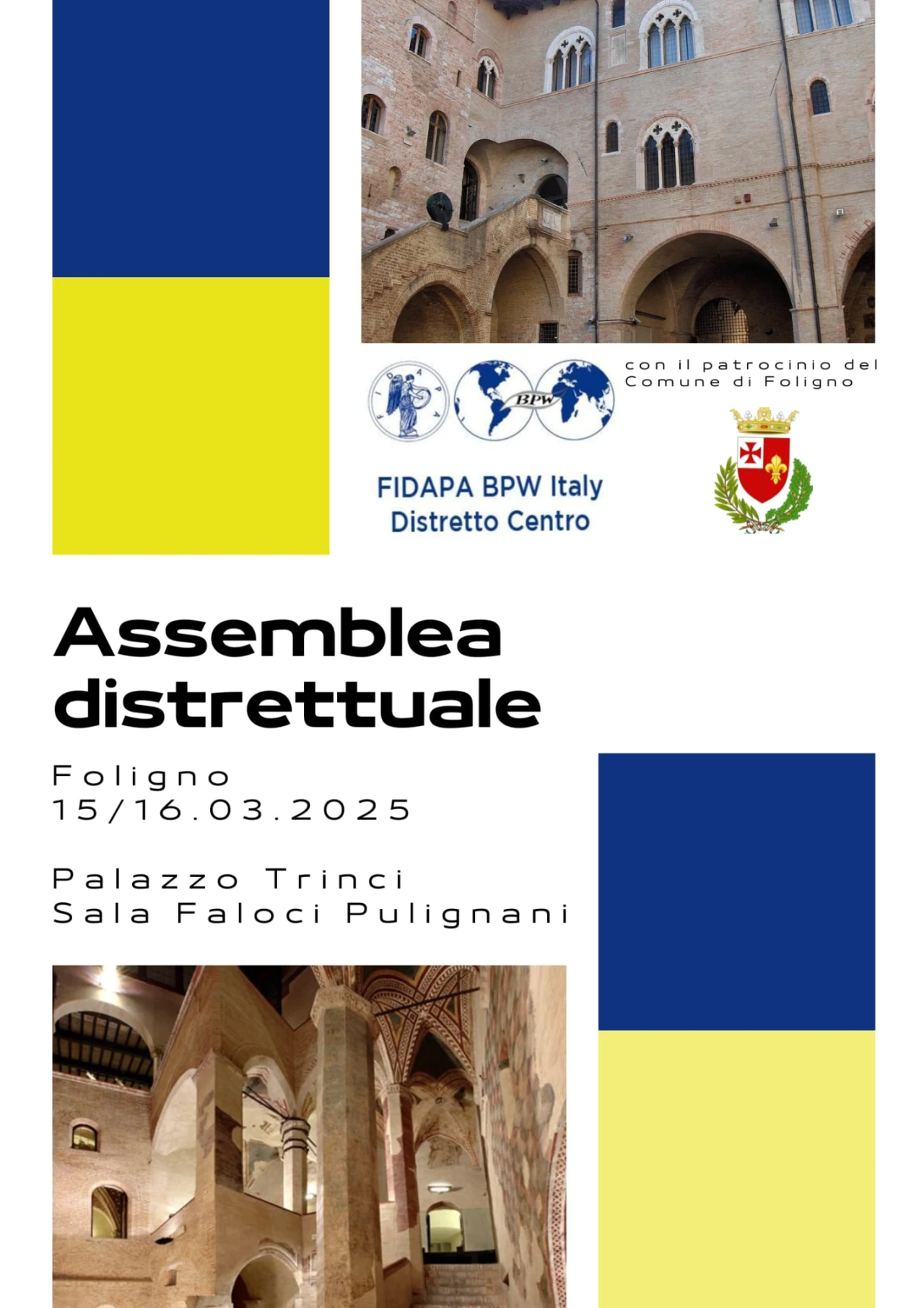 Assemblea Distrettuale Foligno 15-16 marzo 2025